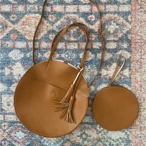 Anthropologie Circle Handbag
